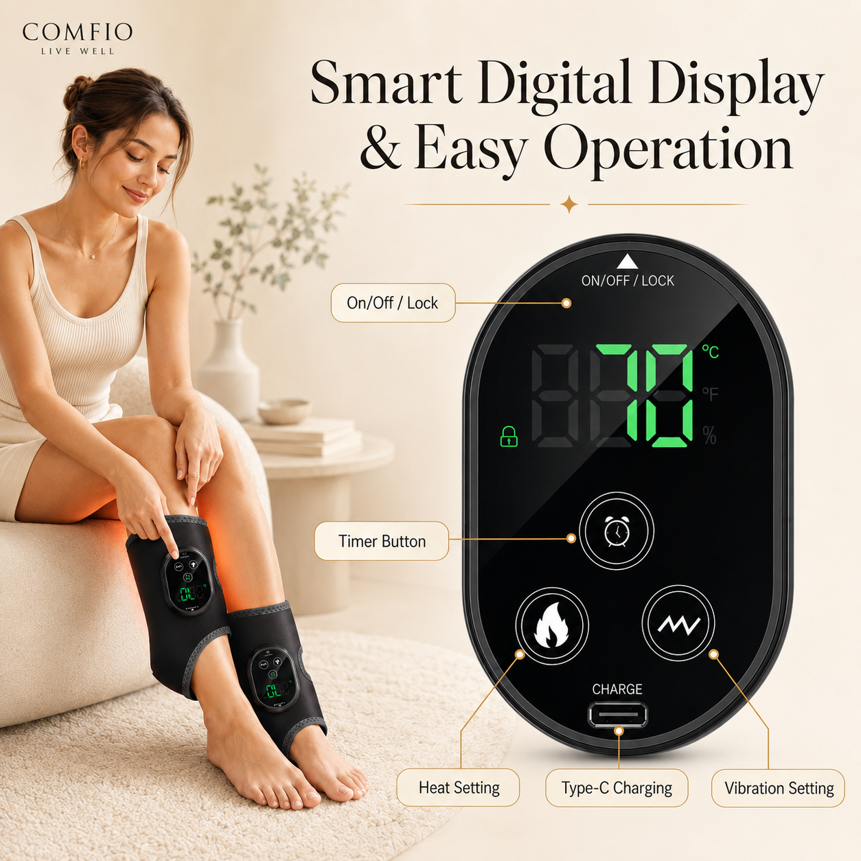 ThermoPulse™ Heated Massager