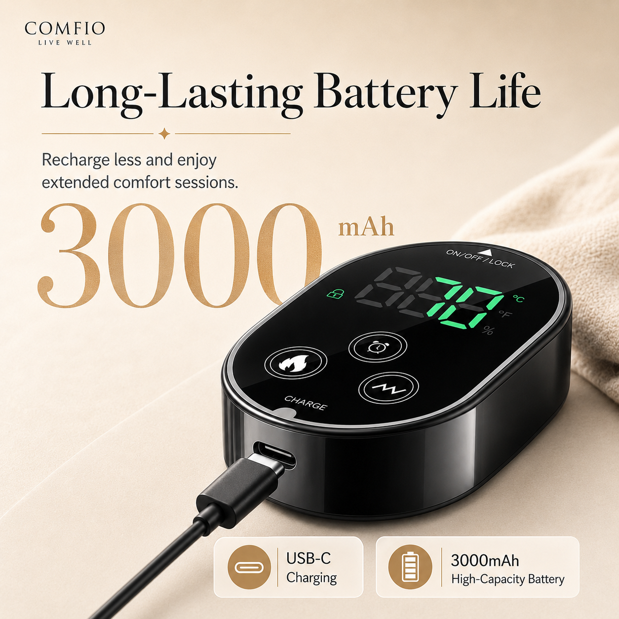 ThermoPulse™ Heated Massager