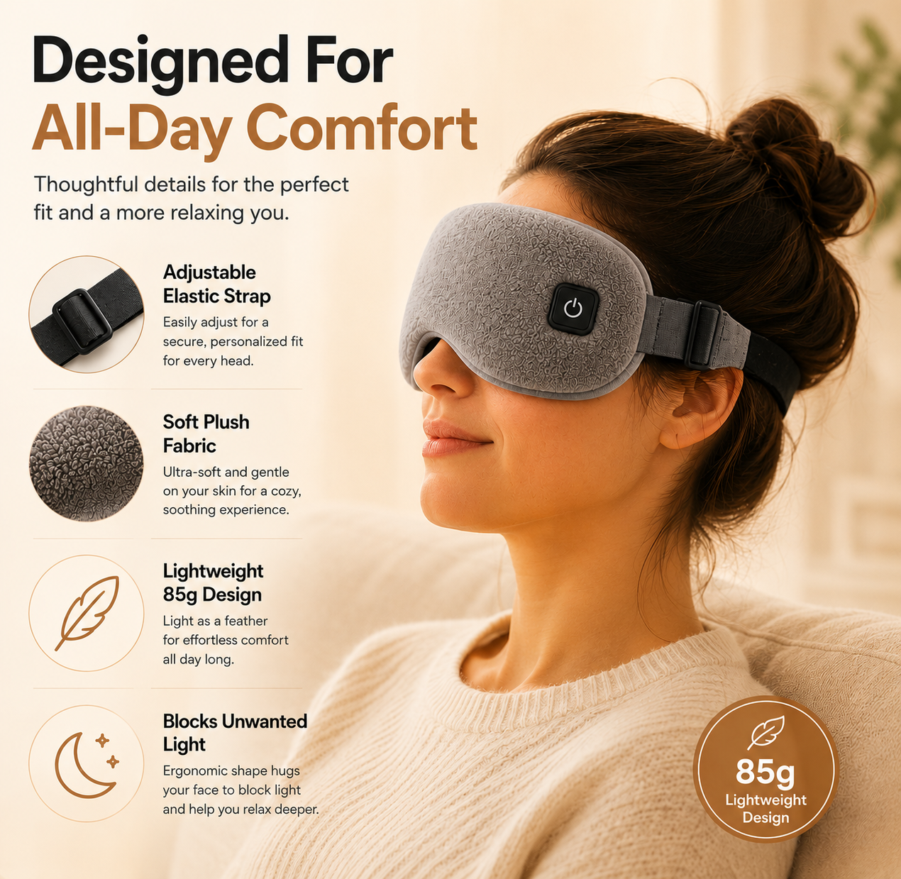 EyeCalm™ Heated Eye Mask