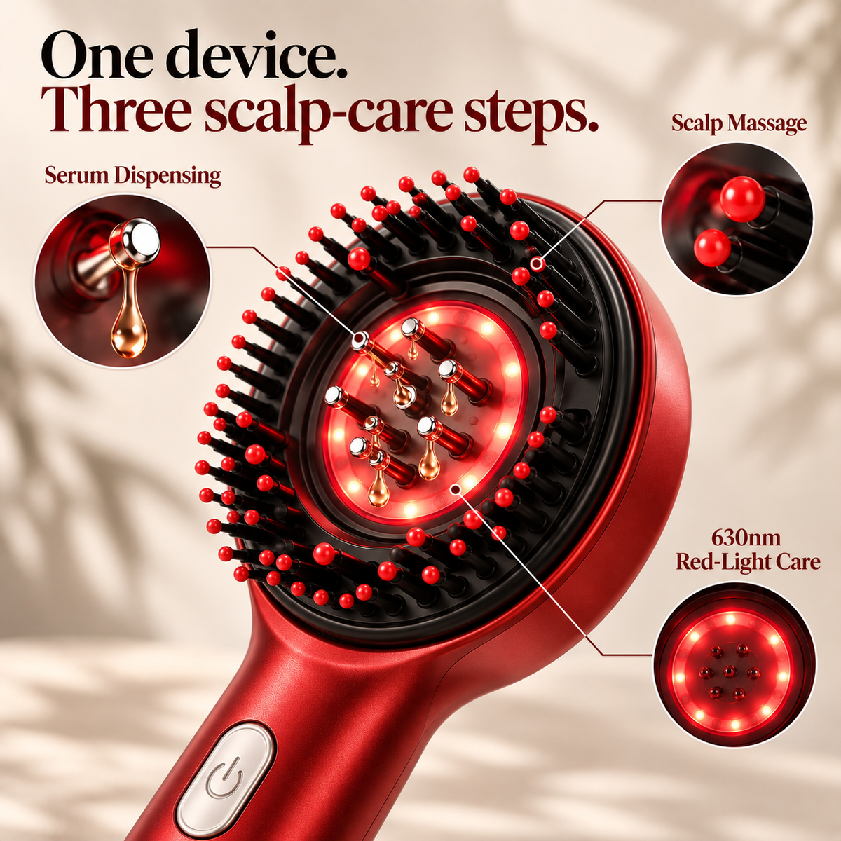 Comfio™ Red-Light Serum Massager
