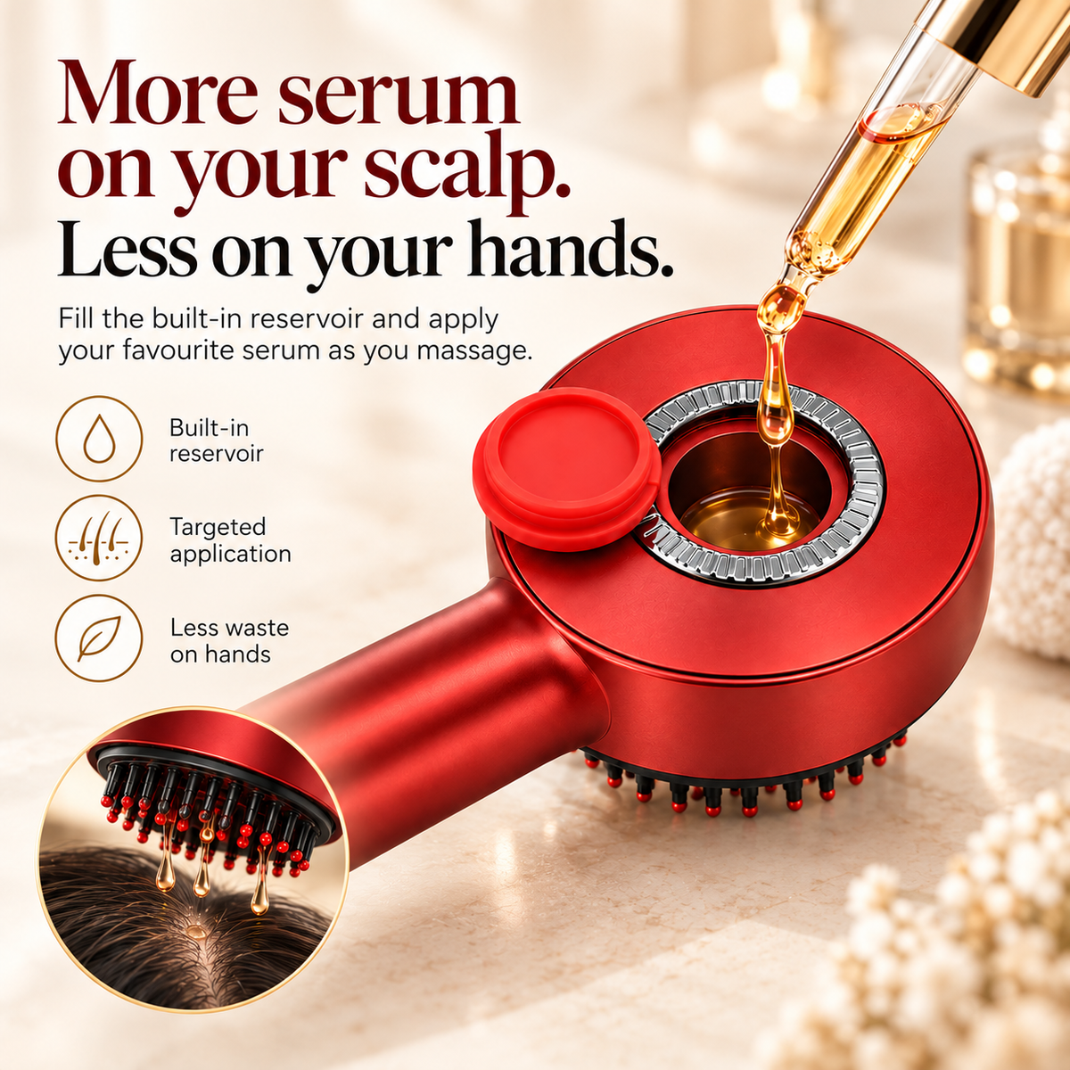 Comfio™ Red-Light Serum Massager