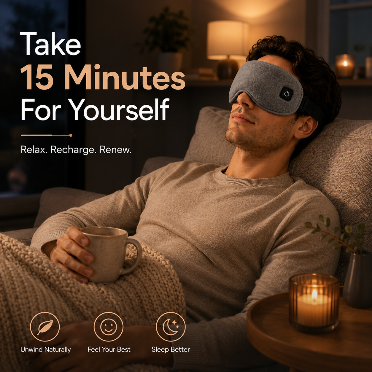 EyeCalm™ Heated Eye Mask